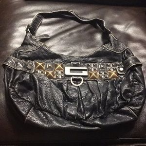 Leather Guess shoulder bag